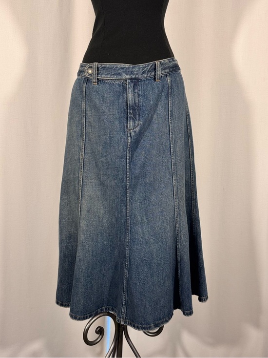 Lauren Ralph Lauren Dresses & Skirts - Vintage Lauren Jeans Co Ralph Lauren Denim Midi Skirt
